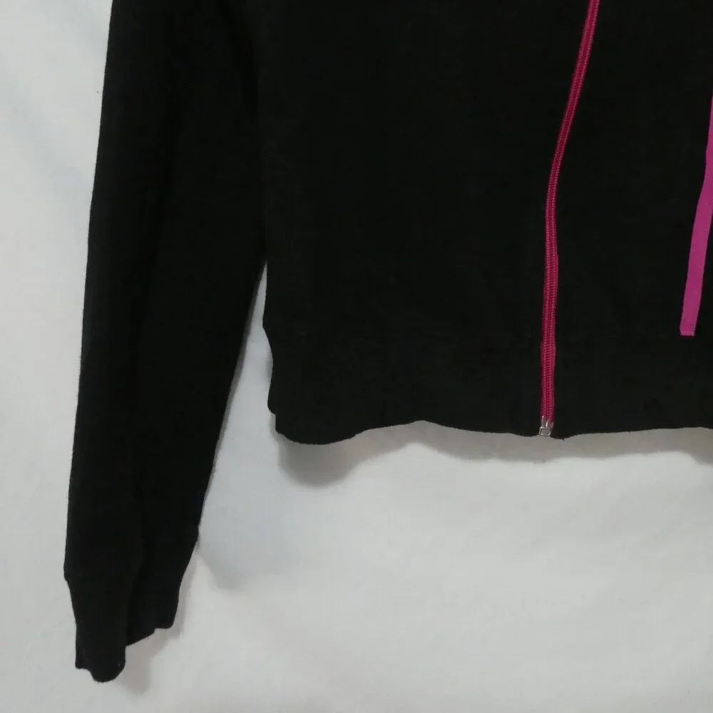 725 ORIGINALS | xl - extra large | Black Zip-Up Exercise Jacket With Collar - Picture 6 of 16